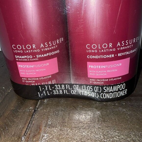 Nexxus Color Assure Shampoo and Conditioner Protein Fusion Quinoa 33.8 FL OZ New - Picture 2 of 4